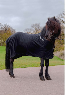 Top Reiter fleece rug black